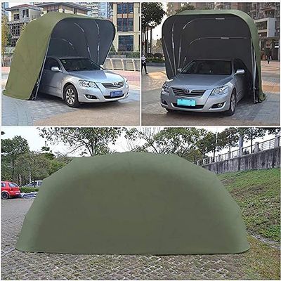 Effortless Car Protection Automatic Retractable Garage Tent for Motorcycles and SUVs
