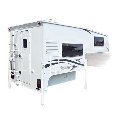 Stadard Aluminum Structure Camper Top with Rack For F150 Hard Camper Shell Pickup