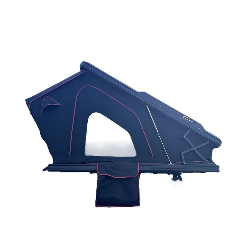 Lightweight Triangle Car Tent Hard Shell Aluminum 2 Person Z Style 211X130 for Camping