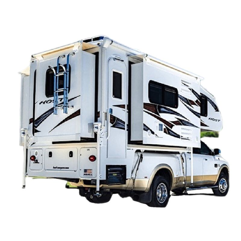 Stadard Aluminum Structure Camper Top with Rack For F150 Hard Camper Shell Pickup