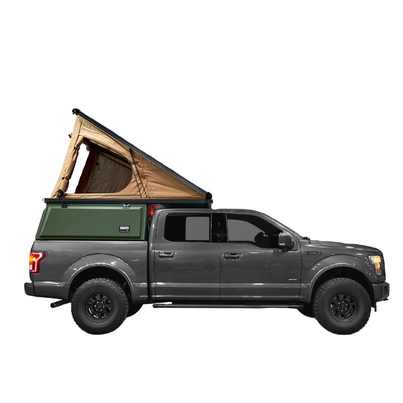 Efficiently Camp and Sleep in Your 2016 Tundra with a Customized Tacoma Camper Shell